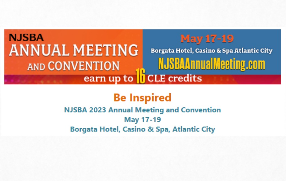 NJSBA Annual Meeting Flyer